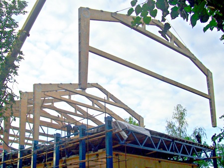 Строительство деревянного дома из профилированного бруса